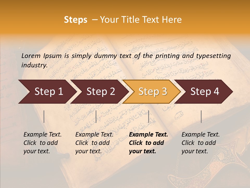 Prophecy God Arabian PowerPoint Template