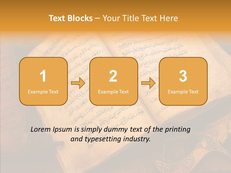 Prophecy God Arabian PowerPoint Template