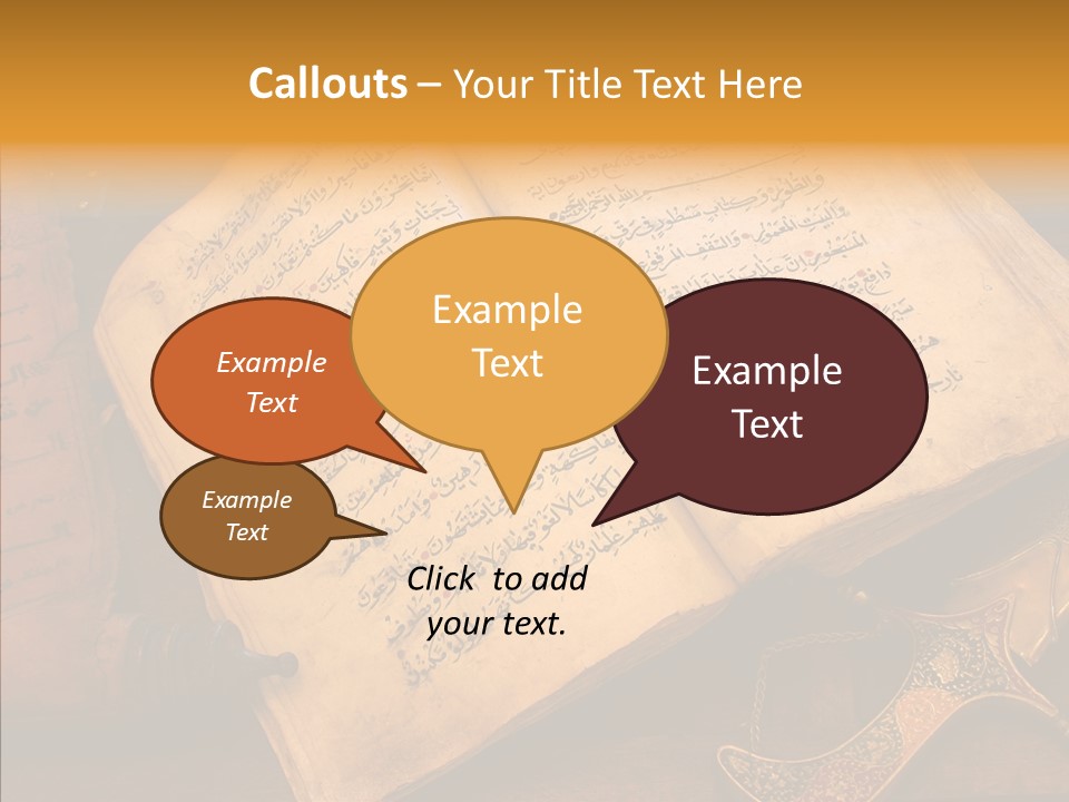 Prophecy God Arabian PowerPoint Template