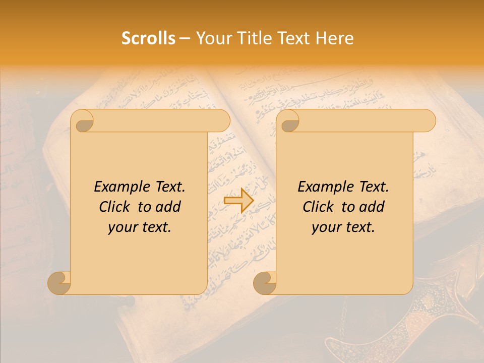 Prophecy God Arabian PowerPoint Template