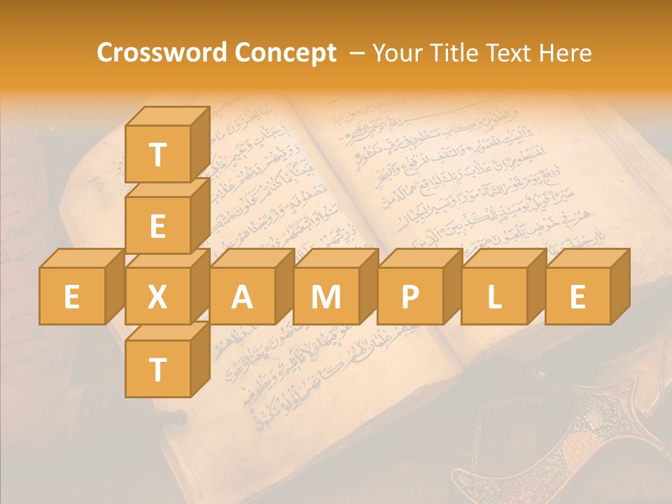 Prophecy God Arabian PowerPoint Template