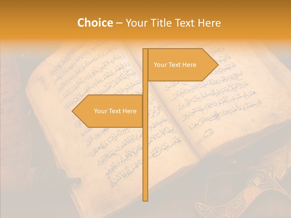 Prophecy God Arabian PowerPoint Template