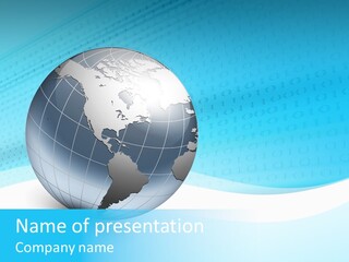 Planet Vector Artwork PowerPoint Template