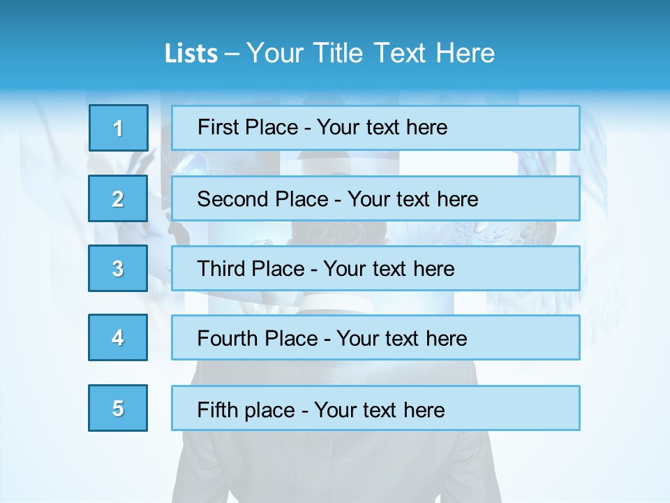 Information Symbol Future PowerPoint Template