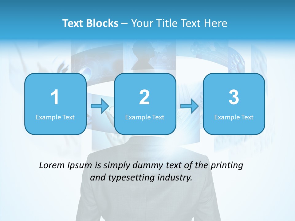 Information Symbol Future PowerPoint Template