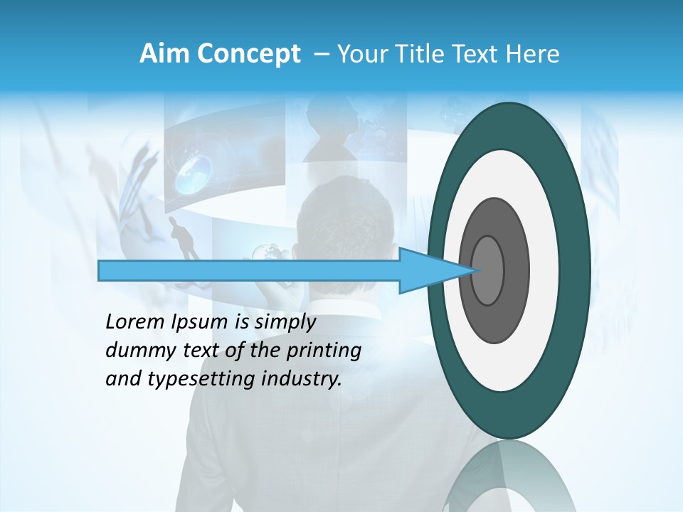 Information Symbol Future PowerPoint Template