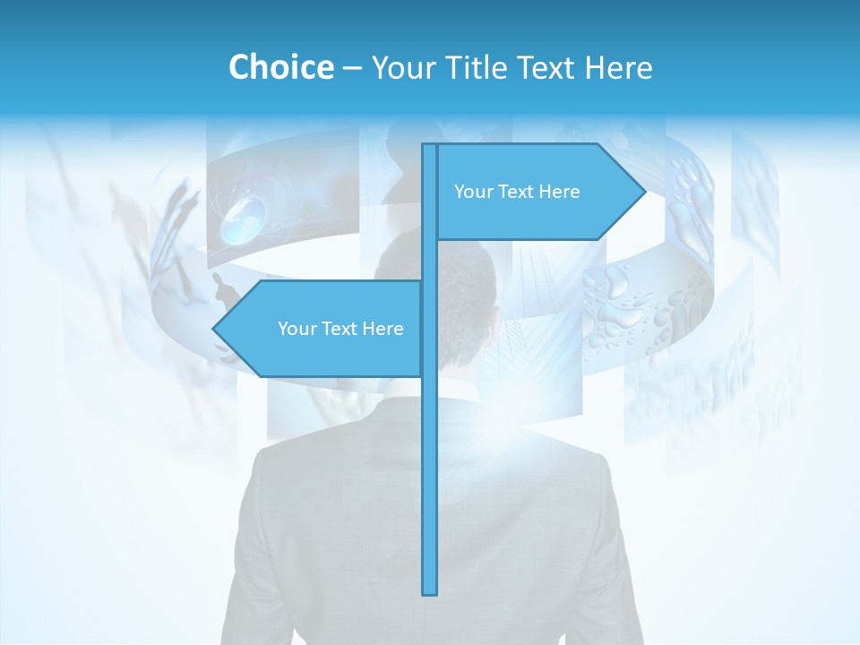 Information Symbol Future PowerPoint Template