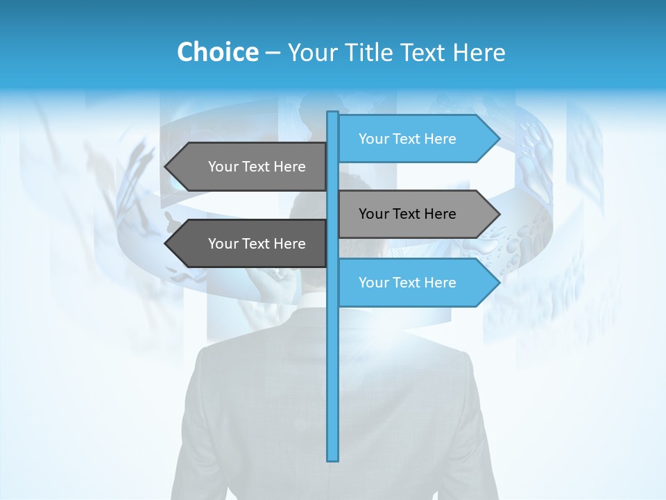 Information Symbol Future PowerPoint Template