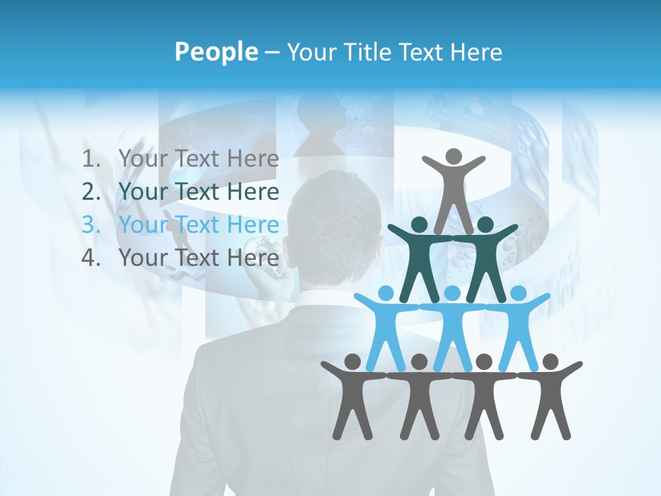 Information Symbol Future PowerPoint Template