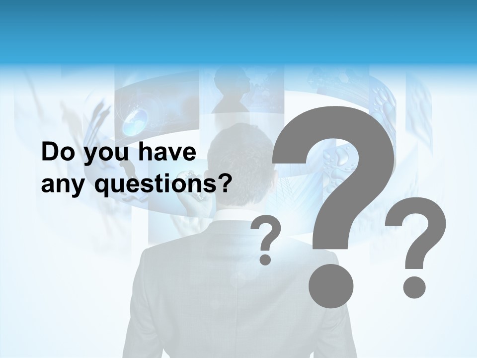 Information Symbol Future PowerPoint Template