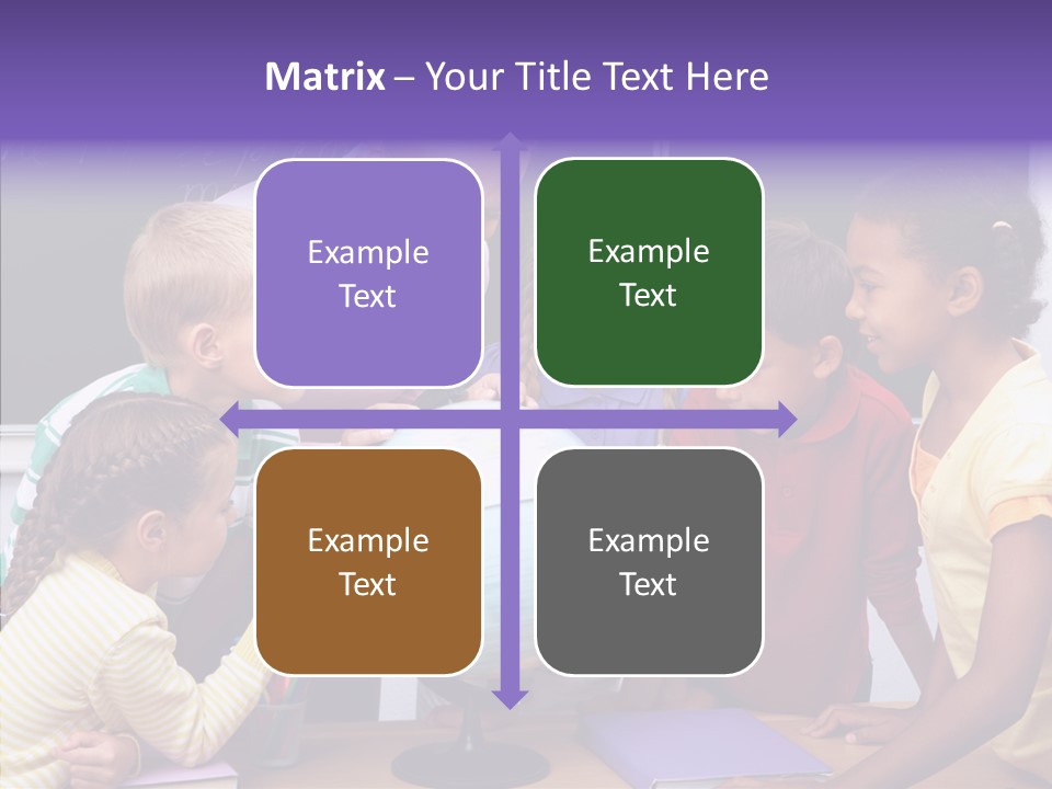 Showing Teacher Portrait PowerPoint Template