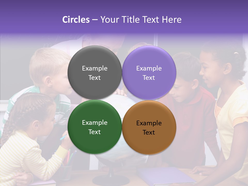 Showing Teacher Portrait PowerPoint Template