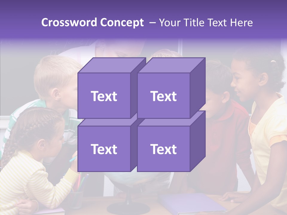 Showing Teacher Portrait PowerPoint Template