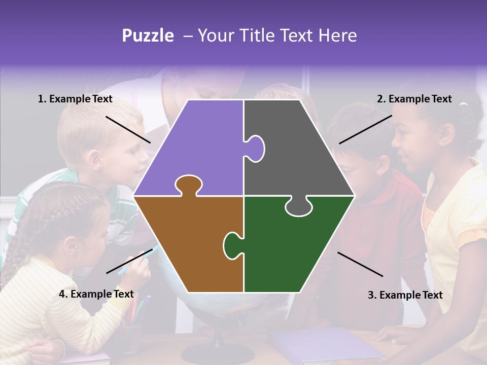 Showing Teacher Portrait PowerPoint Template