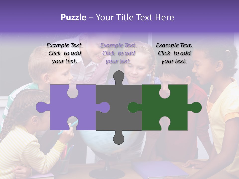 Showing Teacher Portrait PowerPoint Template