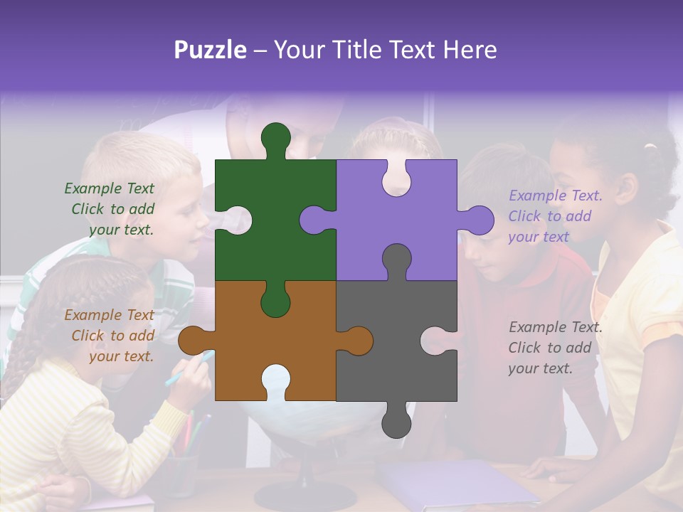 Showing Teacher Portrait PowerPoint Template