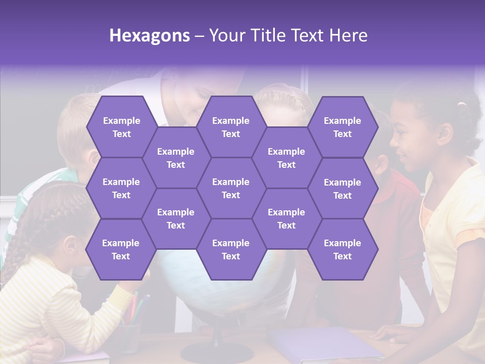 Showing Teacher Portrait PowerPoint Template