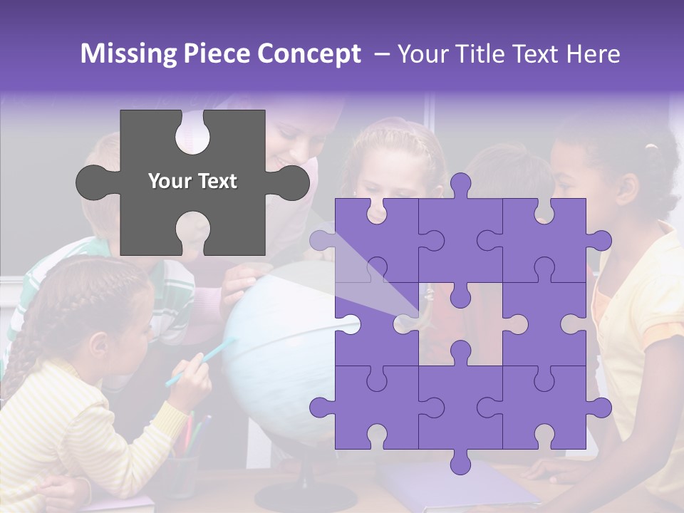 Showing Teacher Portrait PowerPoint Template