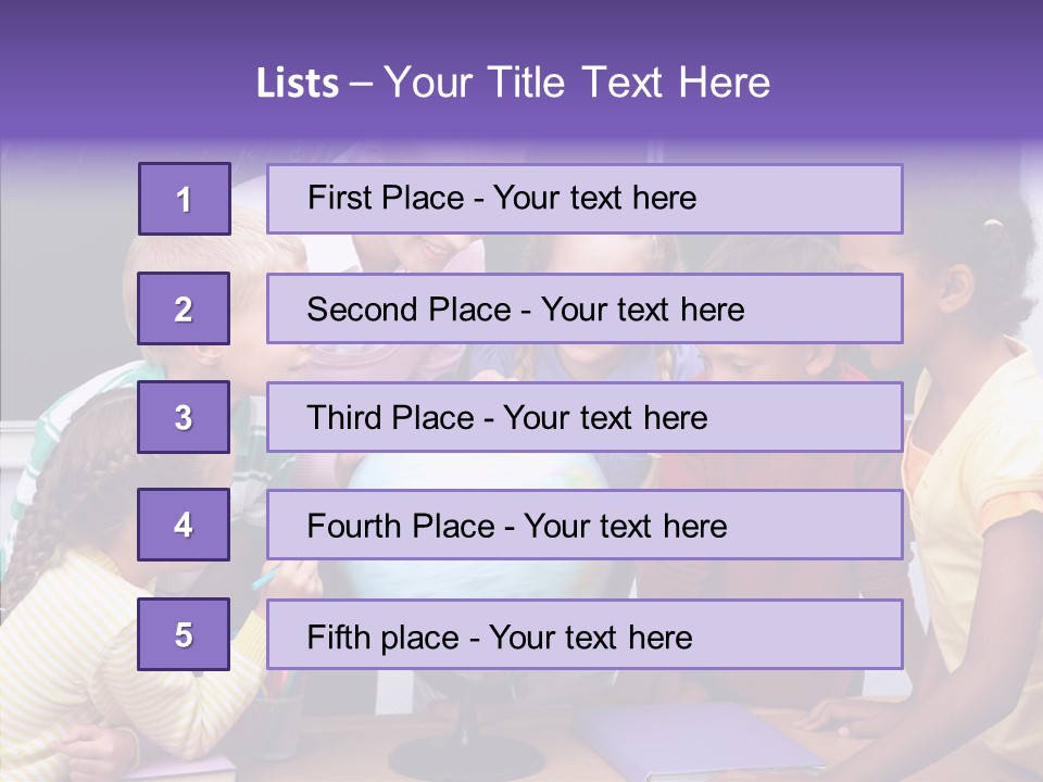 Showing Teacher Portrait PowerPoint Template