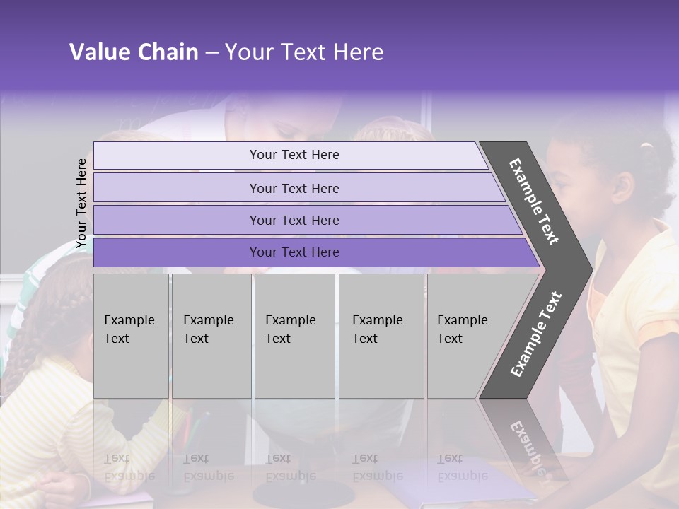 Showing Teacher Portrait PowerPoint Template