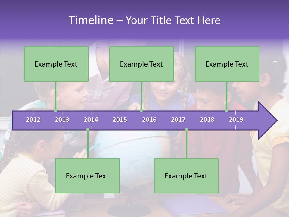 Showing Teacher Portrait PowerPoint Template