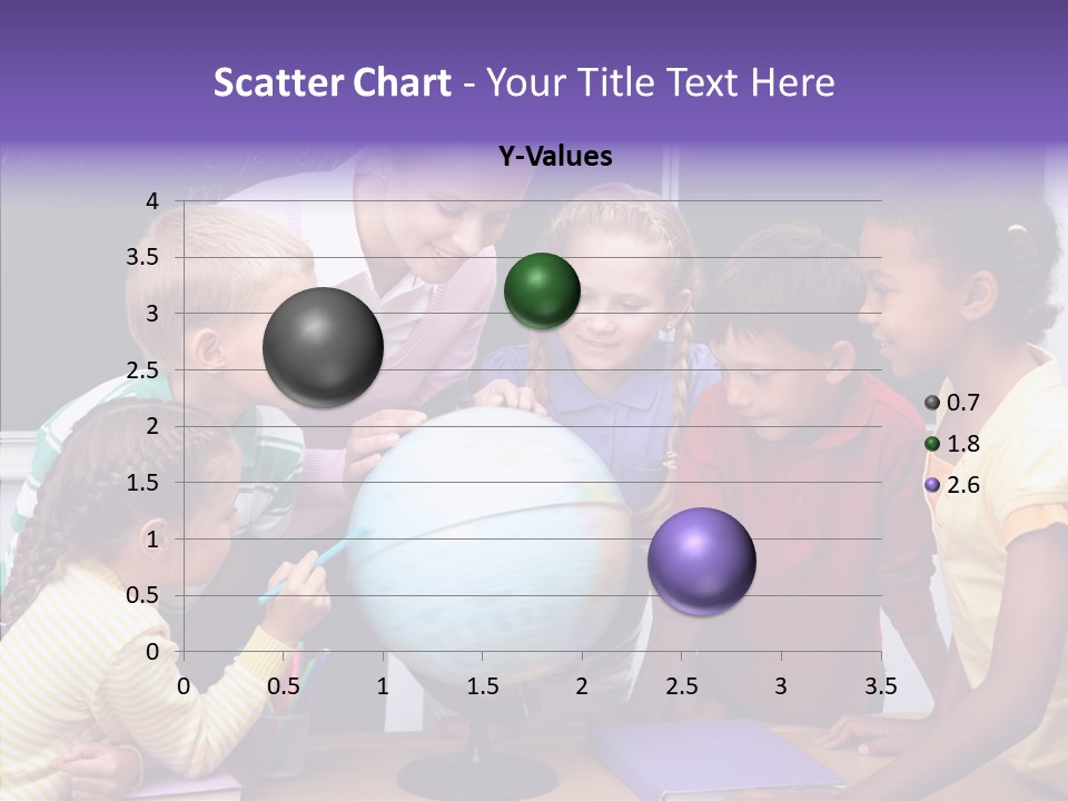 Showing Teacher Portrait PowerPoint Template