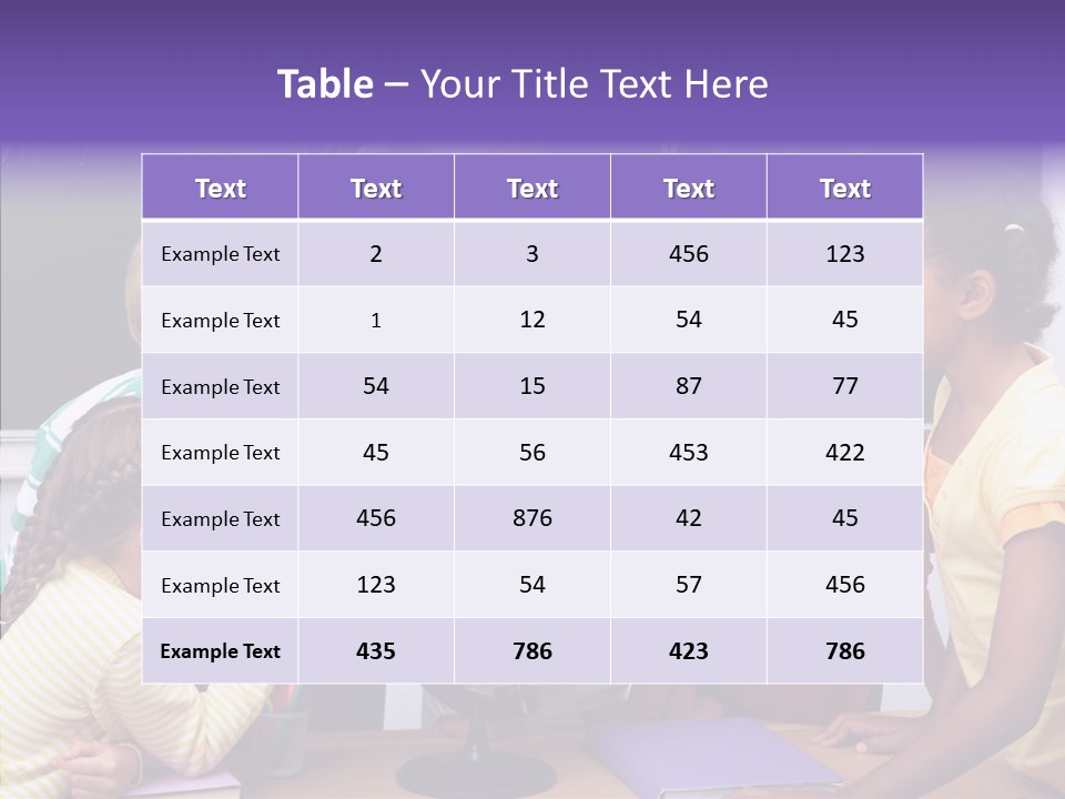 Showing Teacher Portrait PowerPoint Template