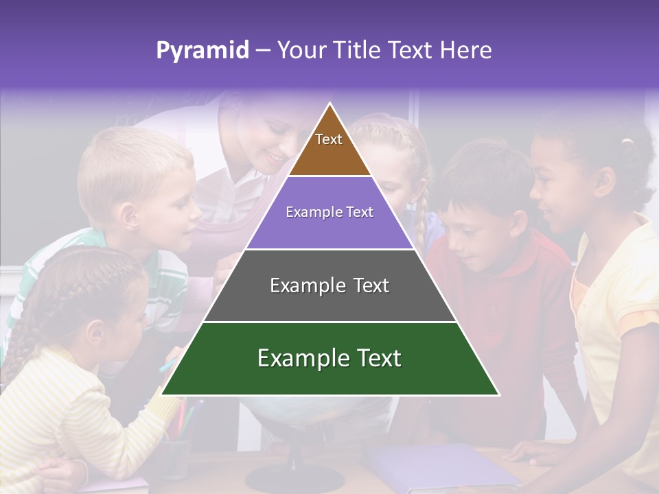 Showing Teacher Portrait PowerPoint Template