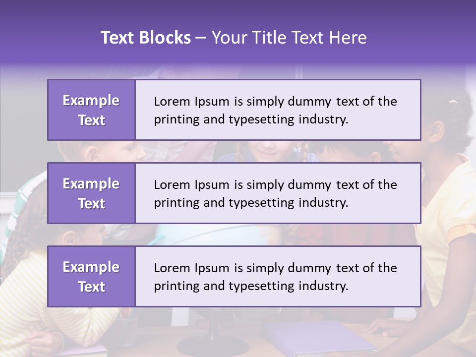 Showing Teacher Portrait PowerPoint Template