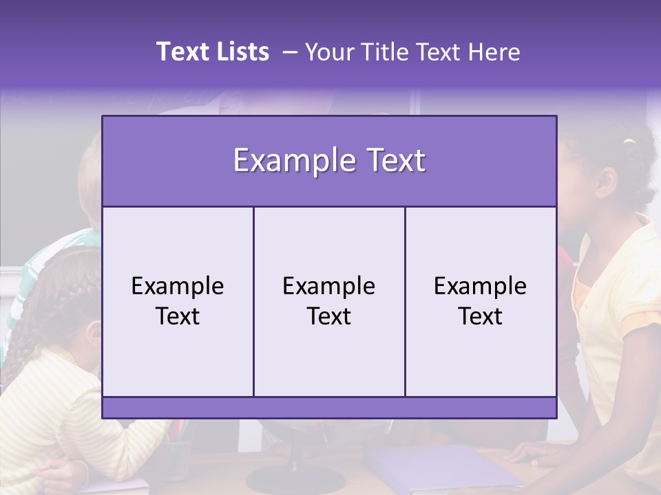 Showing Teacher Portrait PowerPoint Template