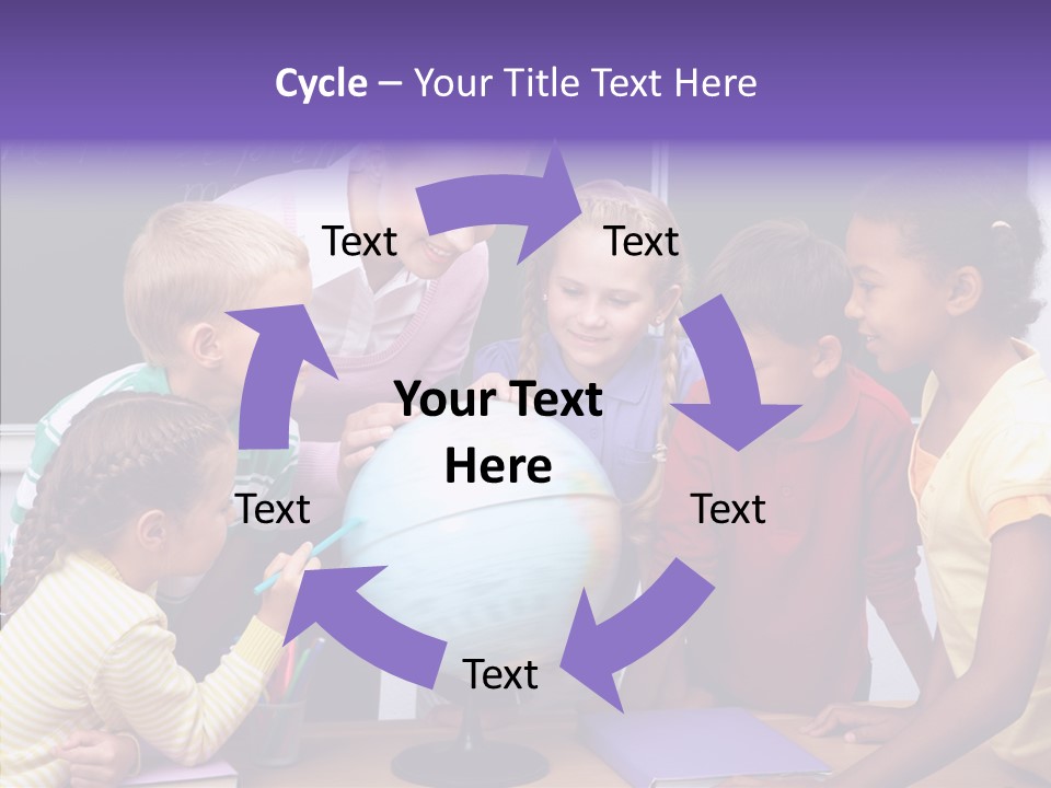 Showing Teacher Portrait PowerPoint Template