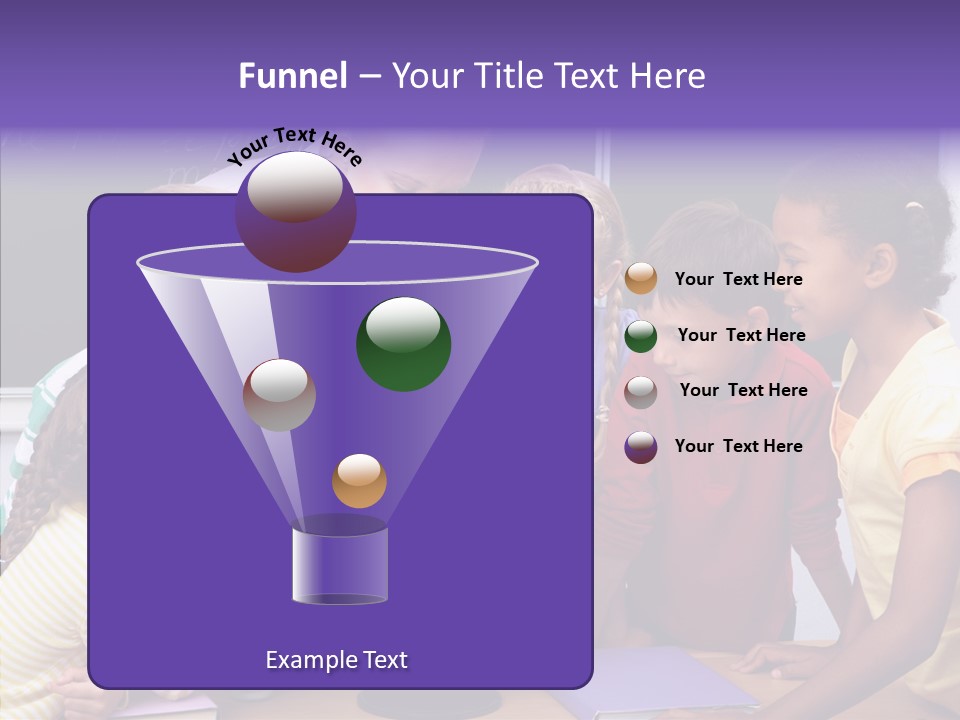 Showing Teacher Portrait PowerPoint Template