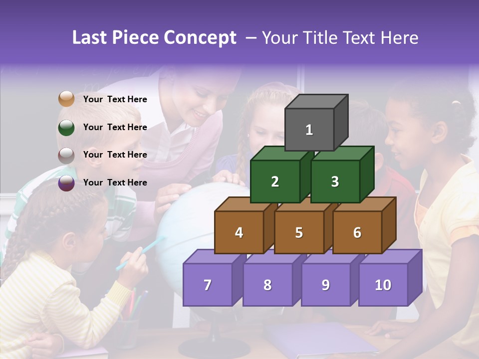 Showing Teacher Portrait PowerPoint Template