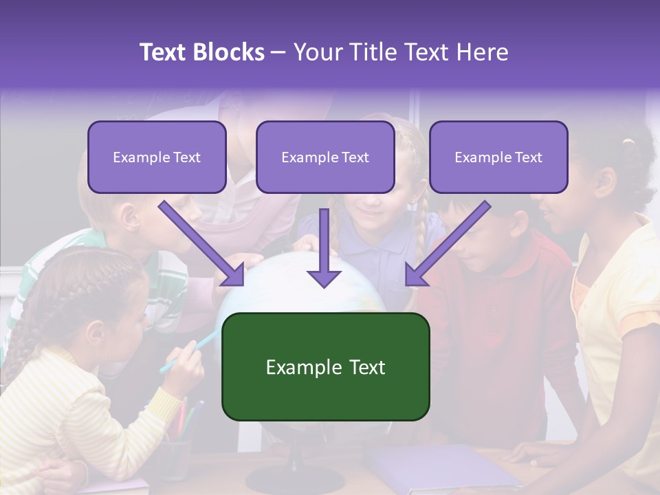 Showing Teacher Portrait PowerPoint Template