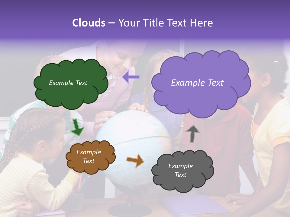 Showing Teacher Portrait PowerPoint Template