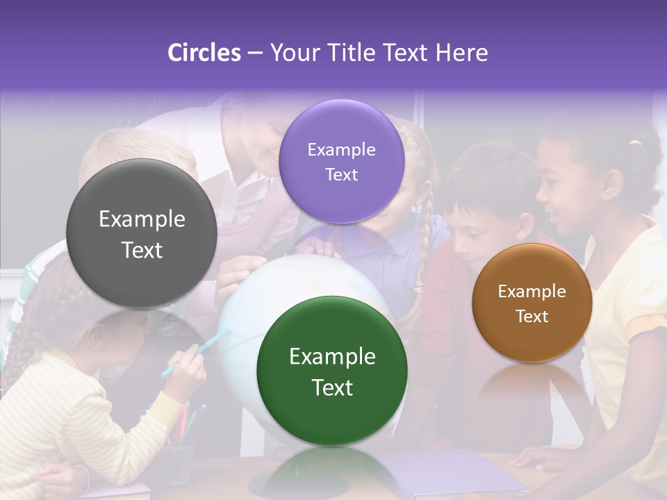 Showing Teacher Portrait PowerPoint Template