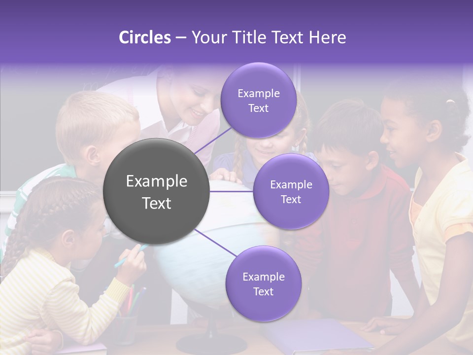 Showing Teacher Portrait PowerPoint Template