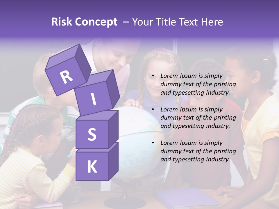 Showing Teacher Portrait PowerPoint Template