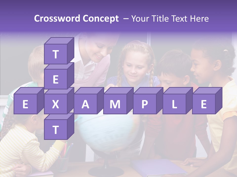 Showing Teacher Portrait PowerPoint Template