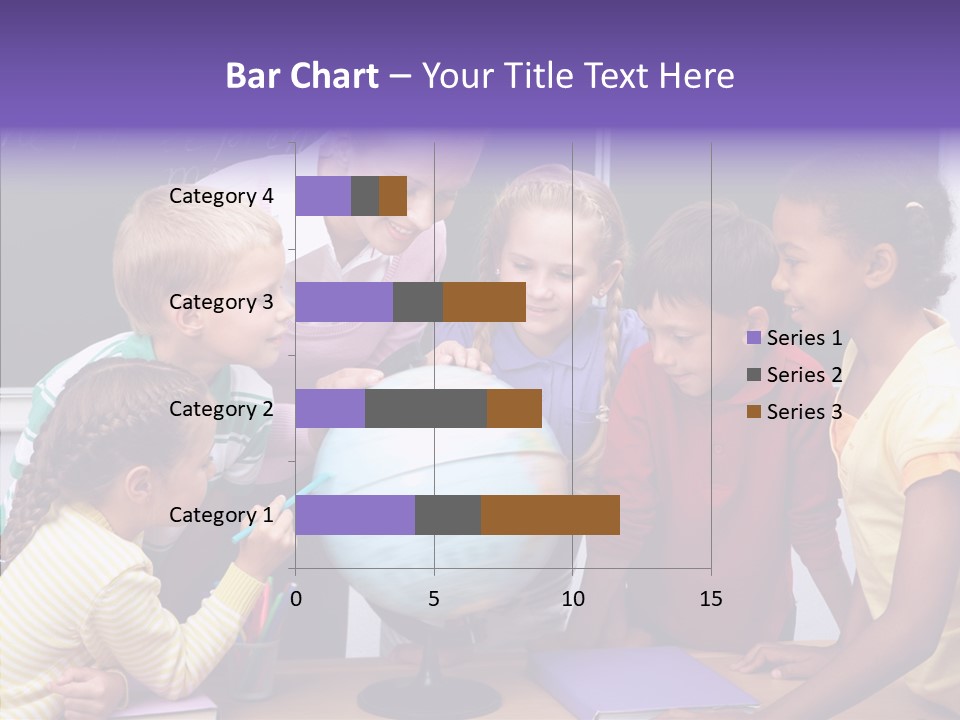 Showing Teacher Portrait PowerPoint Template
