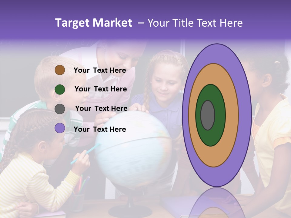 Showing Teacher Portrait PowerPoint Template