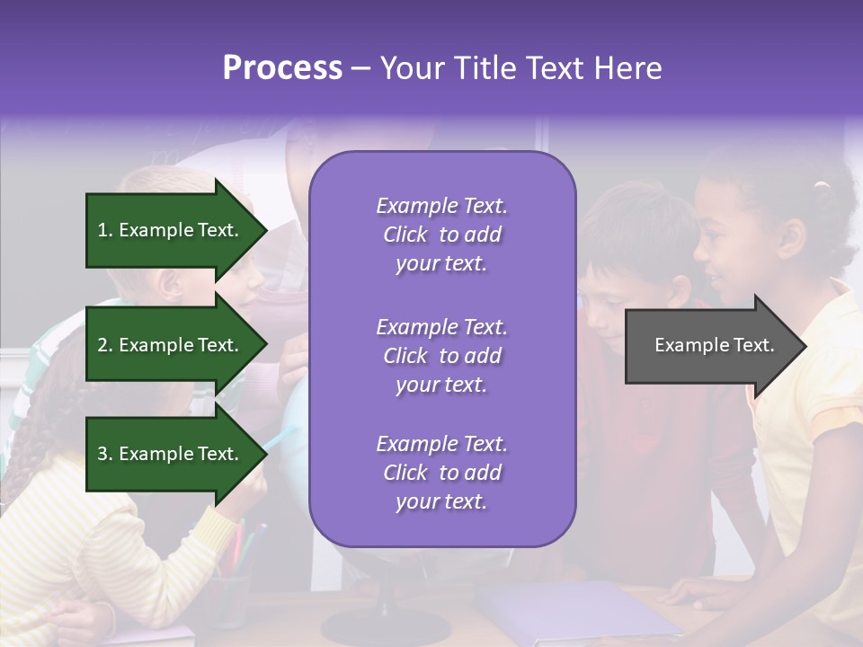 Showing Teacher Portrait PowerPoint Template