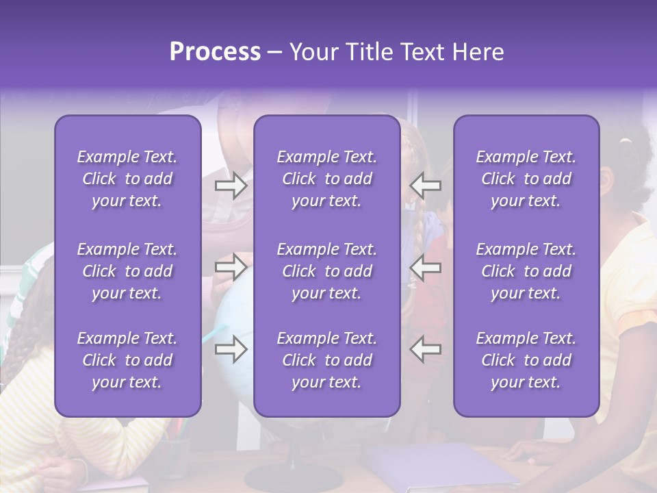 Showing Teacher Portrait PowerPoint Template
