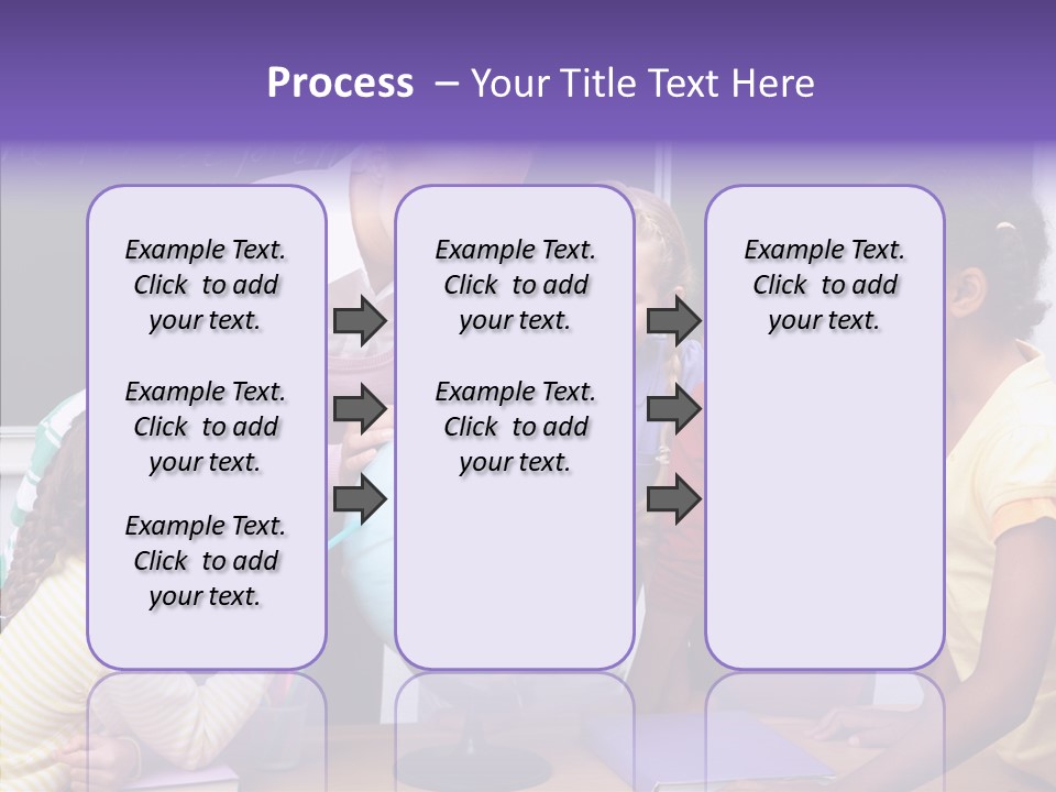 Showing Teacher Portrait PowerPoint Template