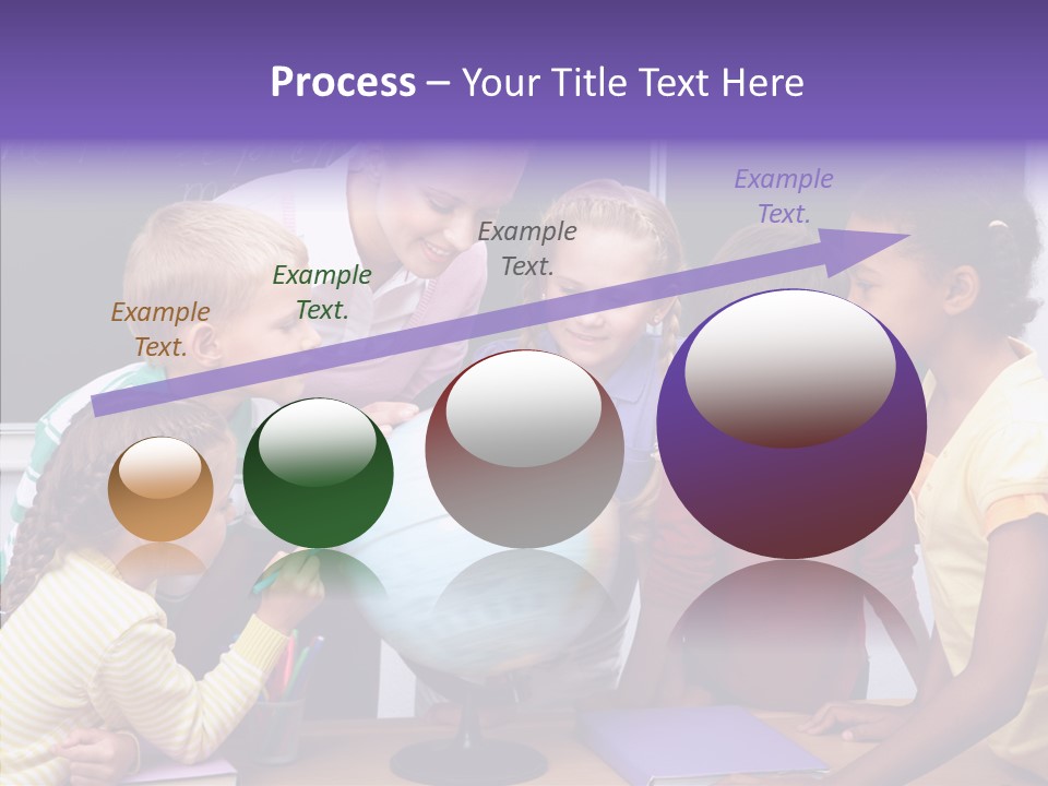 Showing Teacher Portrait PowerPoint Template