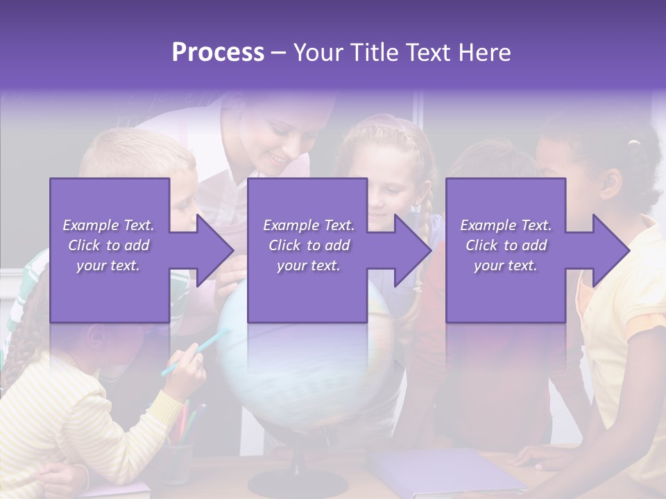 Showing Teacher Portrait PowerPoint Template