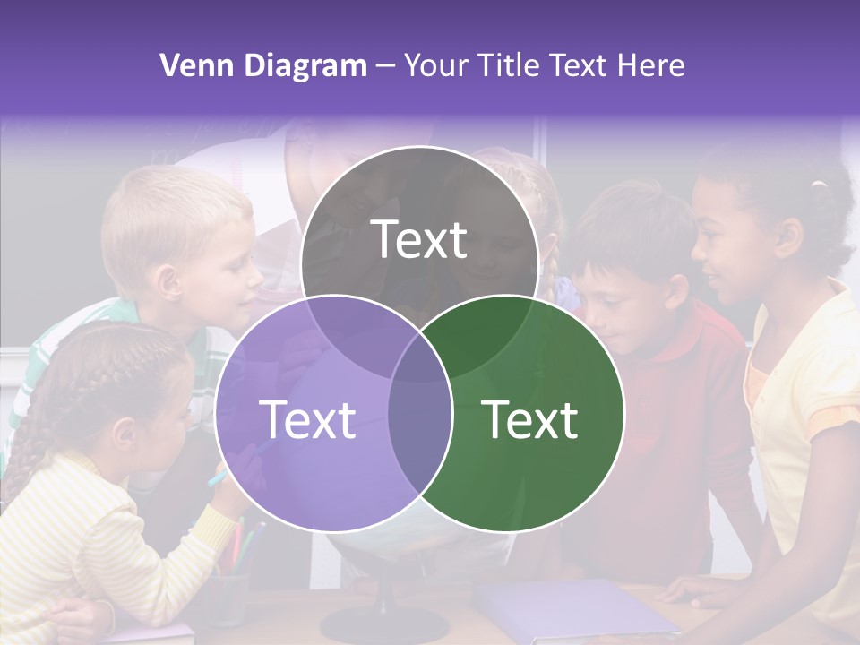 Showing Teacher Portrait PowerPoint Template