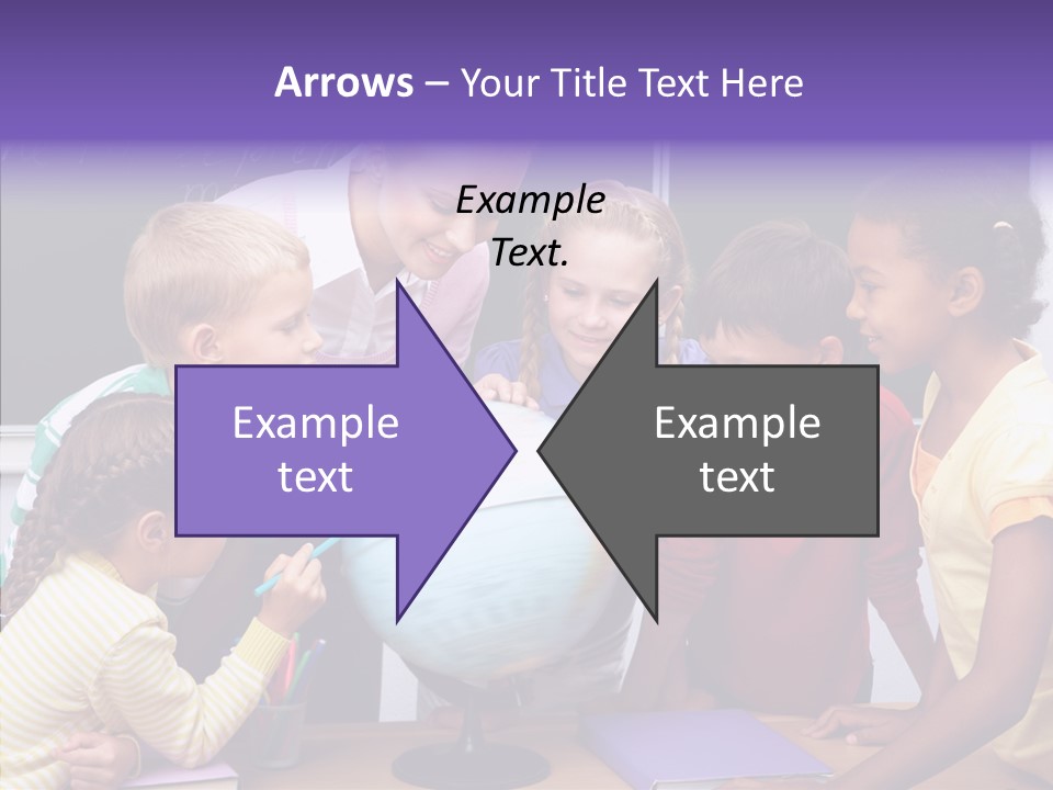 Showing Teacher Portrait PowerPoint Template