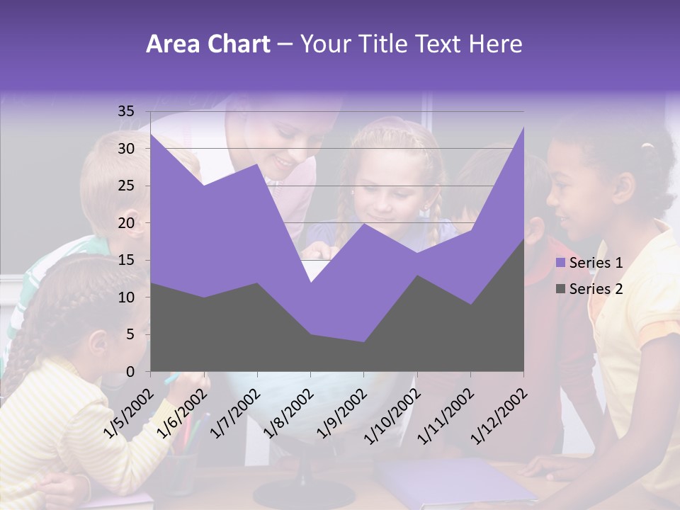 Showing Teacher Portrait PowerPoint Template