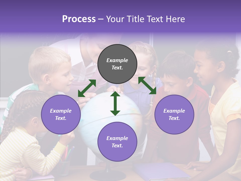 Showing Teacher Portrait PowerPoint Template